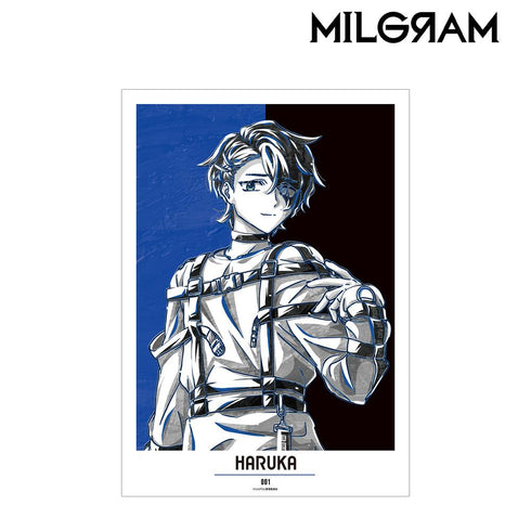 『MILGRAM -ミルグラム-』ハルカ Ani-Art BLACK LABEL A3マット加工ポスター【202510再販】